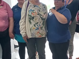 Yvonne retires from care home after 24 years